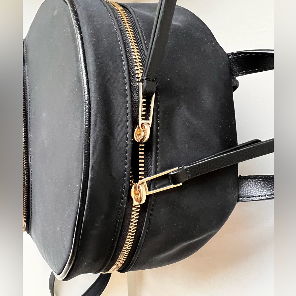 ♠️ Kate Spade ♠️ Dawn Medium Black Nylon Backpack EXCELLENT Used Condition $249 - Picture 11 of 16